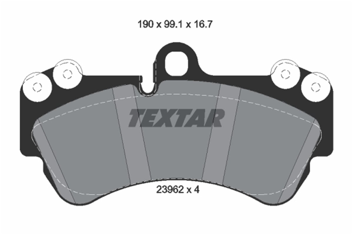 TEXTAR 2369202 - Fren Balatasi Ön - Vw Touareg-q7-cayenne