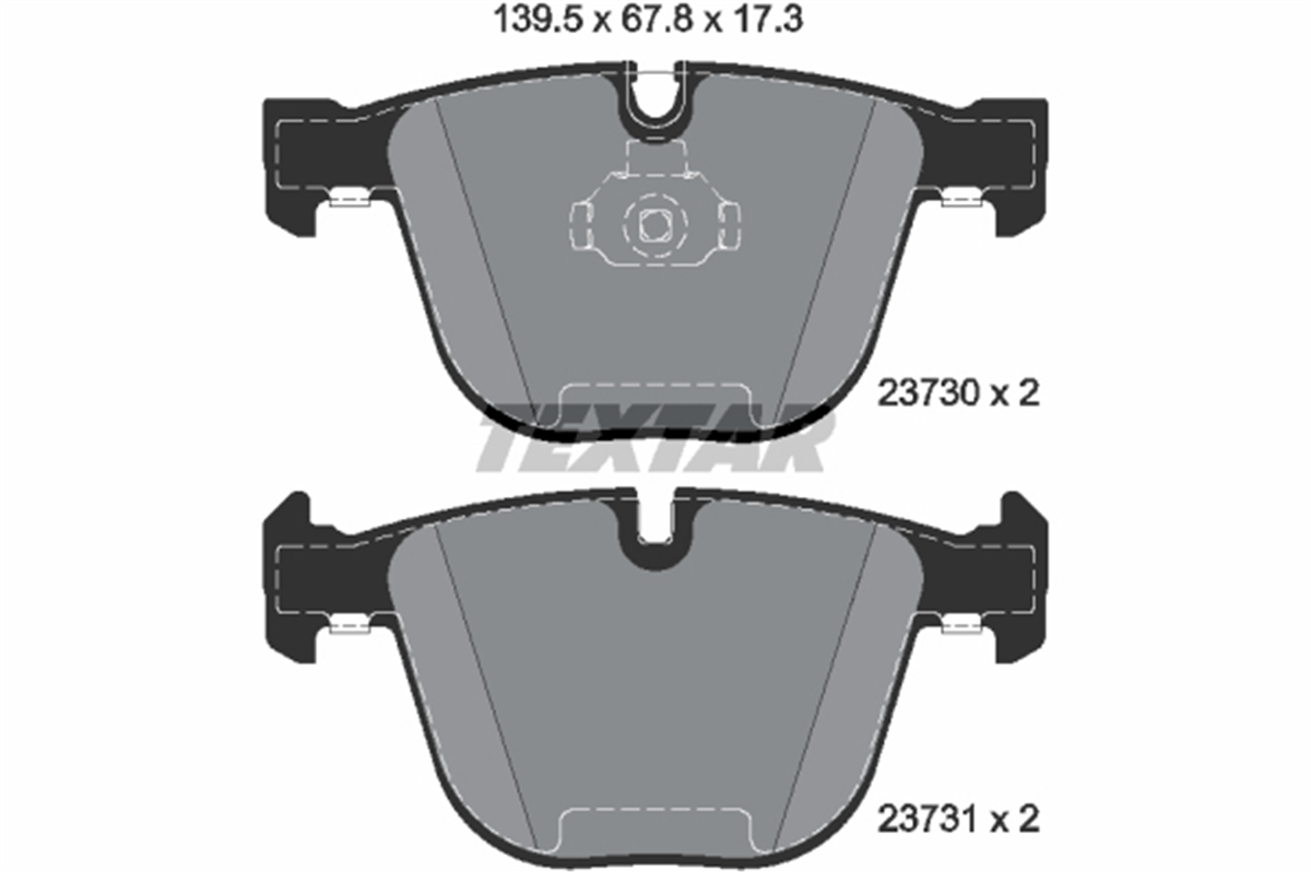 TEXTAR 2373001 - Fren Balatasi Arka - Bmw X5-x6-90-60-63
