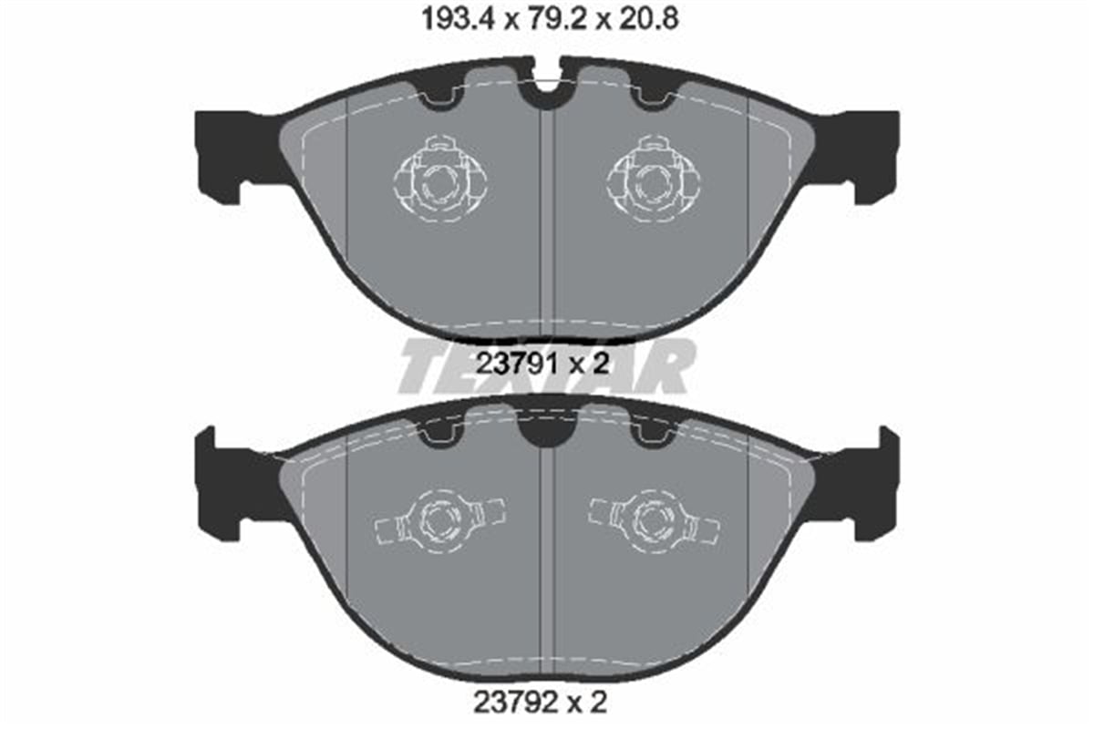 TEXTAR 2379101 - Fren Balatasi Ön - Bmw E65-e66