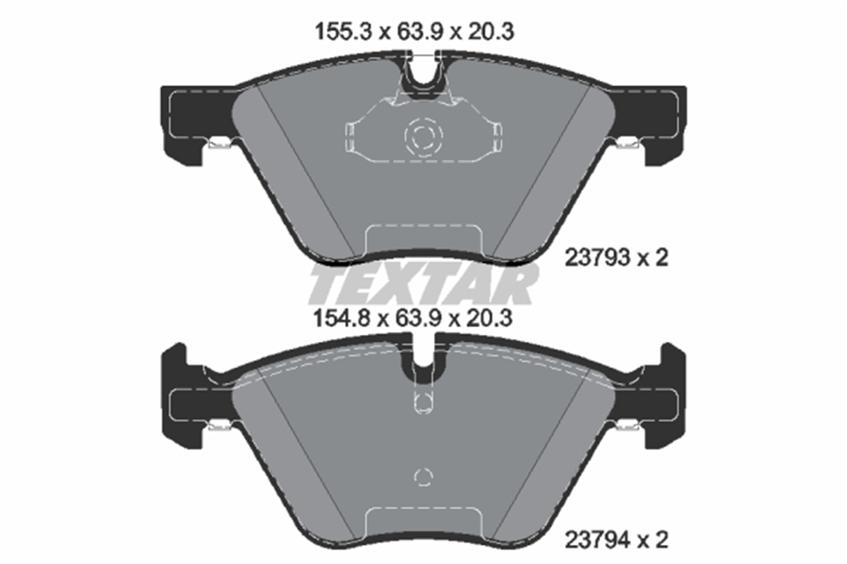 TEXTAR 2379301 - Fren Balatasi Ön - Bmw E60-e60 Lci-e61-e61 Lci