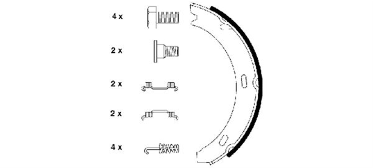 TEXTAR 91044500 - El Fren Balatasi - Mercedes W140