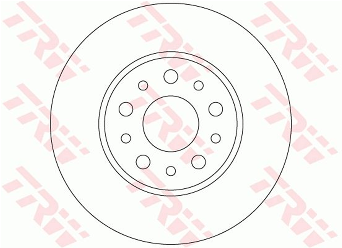 TRW DF6228 - Fren Diski Arka - Fiat Fiat 500 L