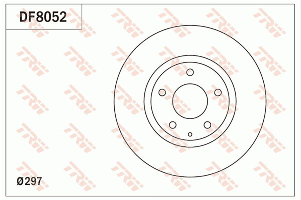 TRW DF8052 - Fren Diski Ön - Japon Cx5 (ke, Kf) : Mazda 6 (gj, Gl) 13-18