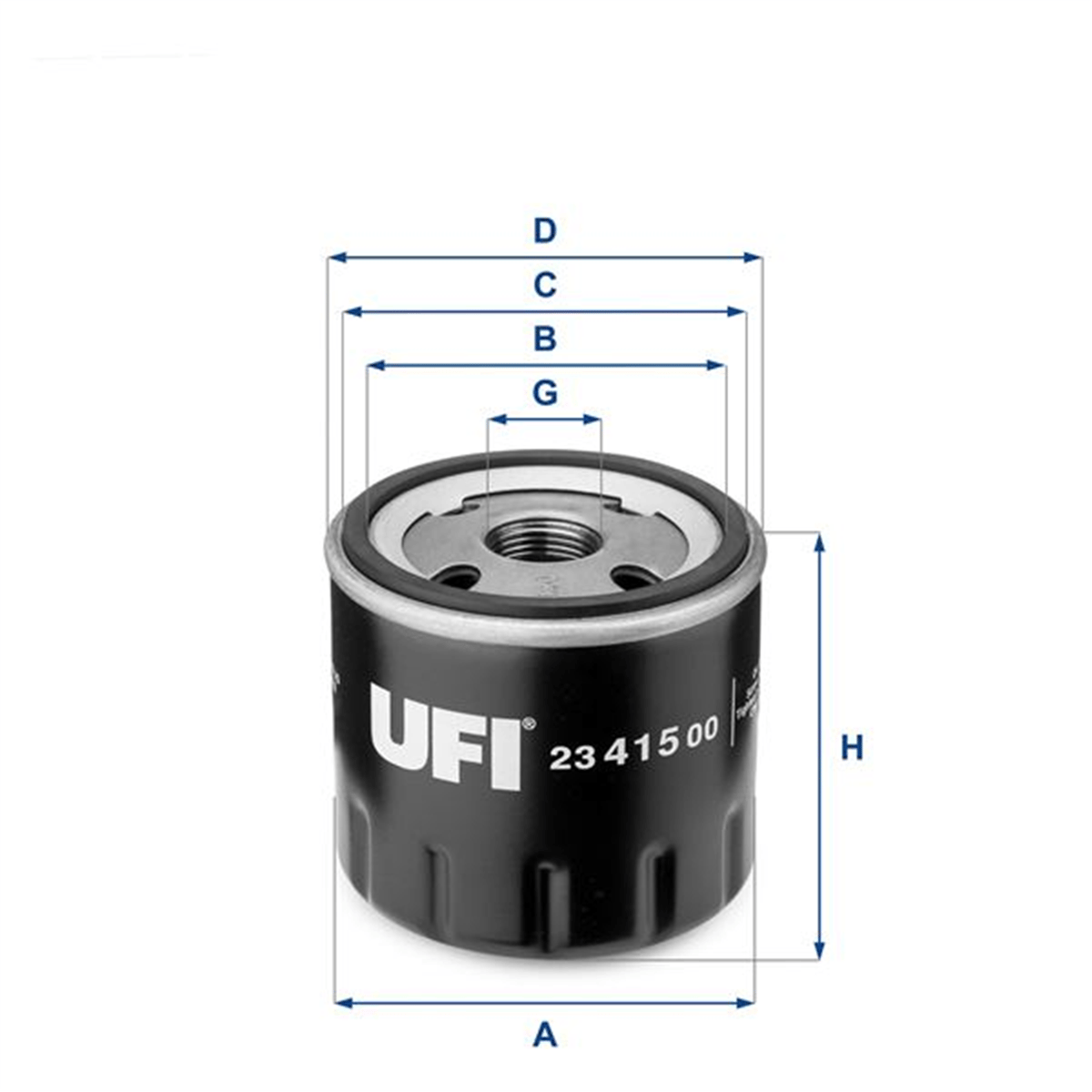 UFI 23.415.00 - Yag Filtresi - Fiat Marea/palio/brava/bravo/stilo/145/146