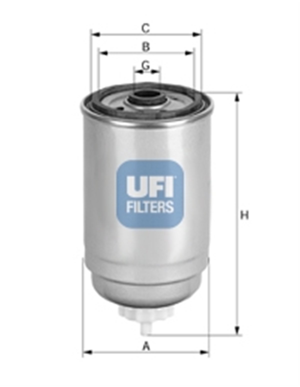 UFI 24.414.00 - Yakit Filtresi - Vw Passat-a4