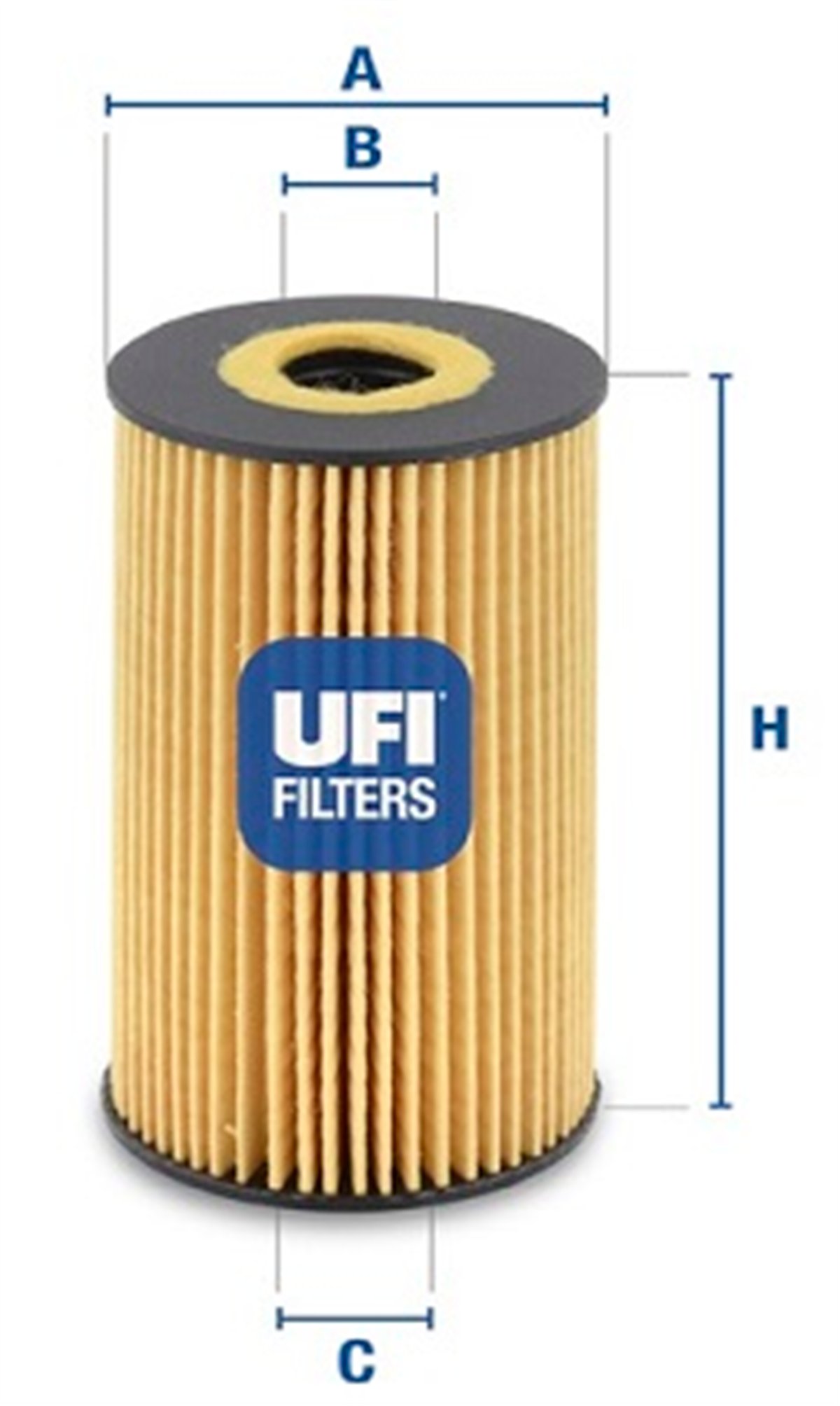 UFI 25.106.00 - Yag Filtresi - Vw Golf5-passat-caddy-jetta-t5-t6-a3-leon-crafter