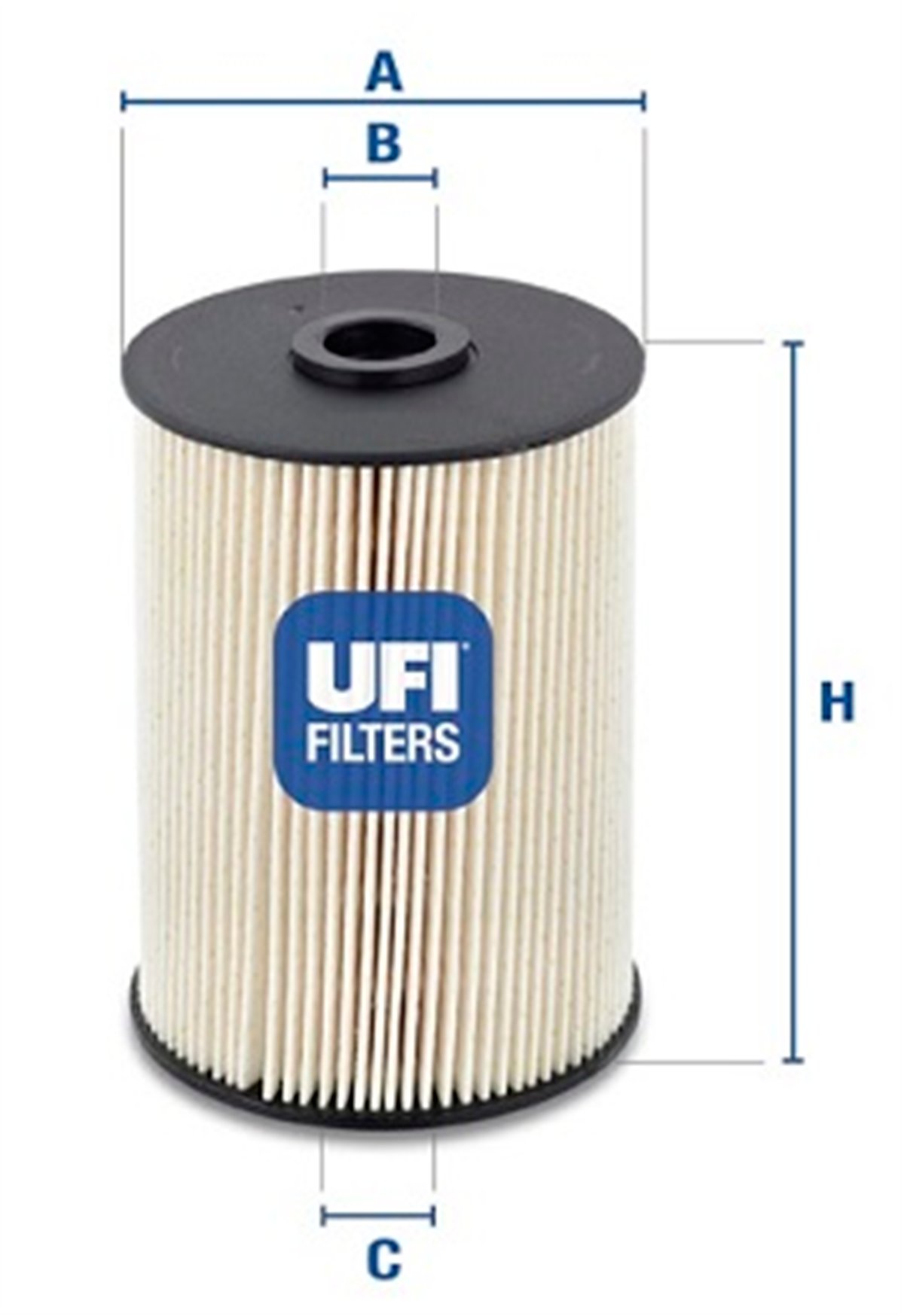 UFI 26.021.00 - Yakit Filtresi - Vw Golf5-golf6-jetta-passat-caddy-a3-leon