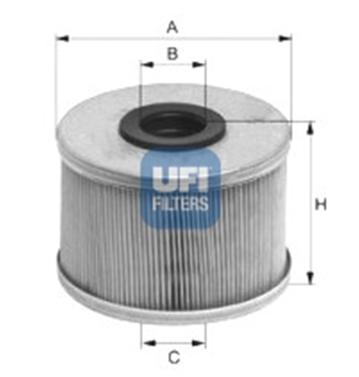 UFI 26.686.00 - Yakit Filtresi - Renault Kango/clio