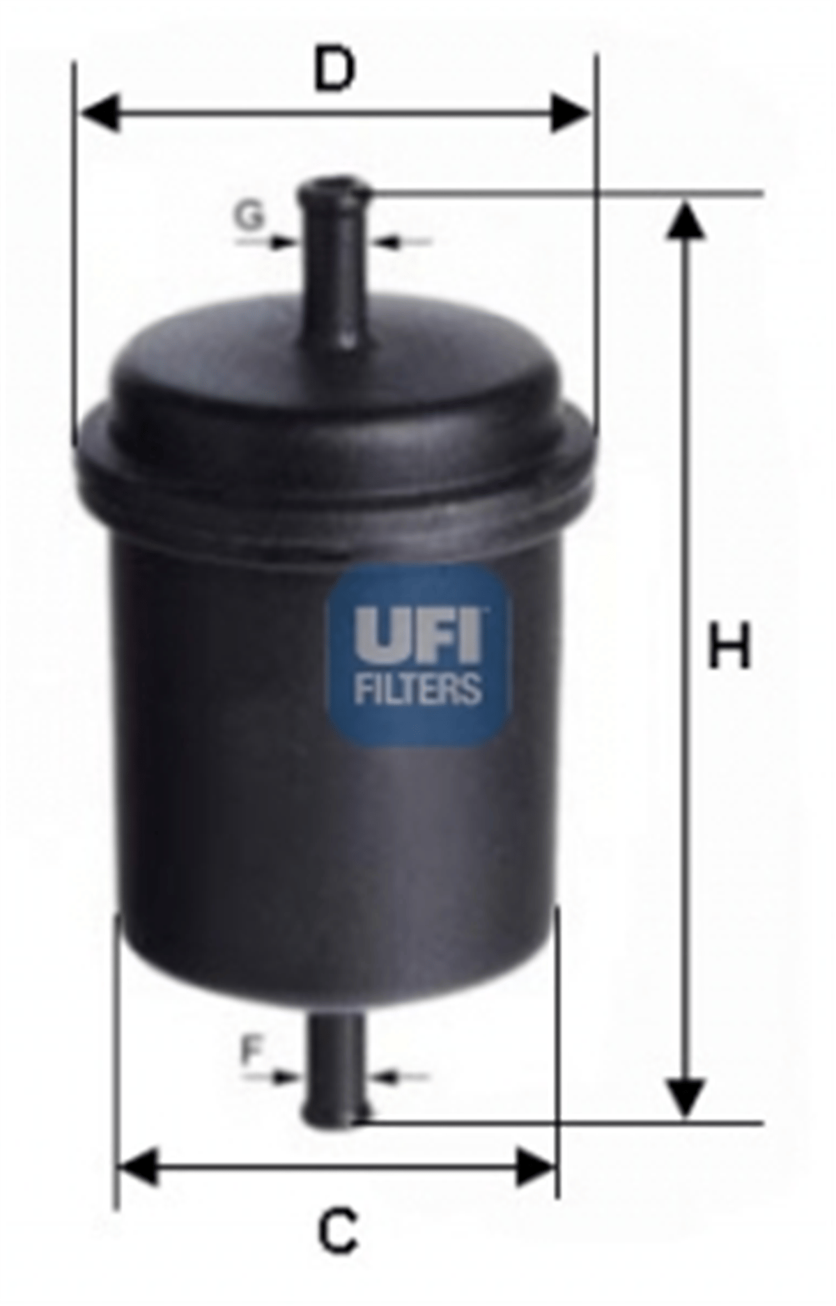 UFI 31.512.00 - Yakit Filtresi - Fiat Tempra/tipo/uno