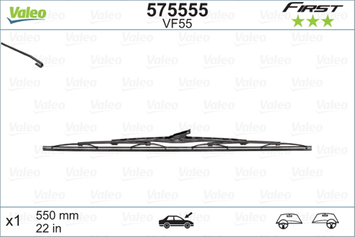 VALEO 575555 - Silecek Süpürgesi Ön - Fiat Tüm Modeller
