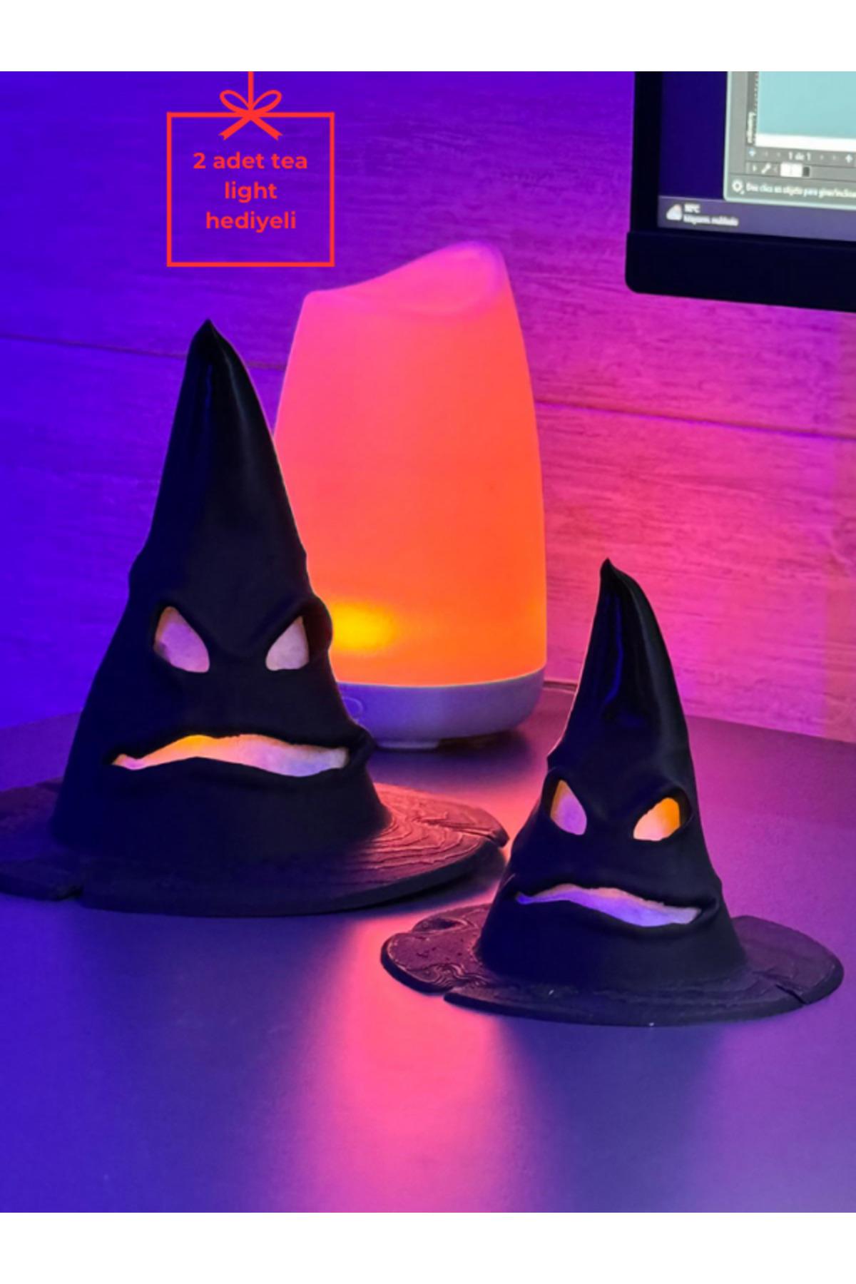 Halloween Şapkası , Cadılar Bayramı - 1 Adet 10 cm , 1 Adet 15 cm