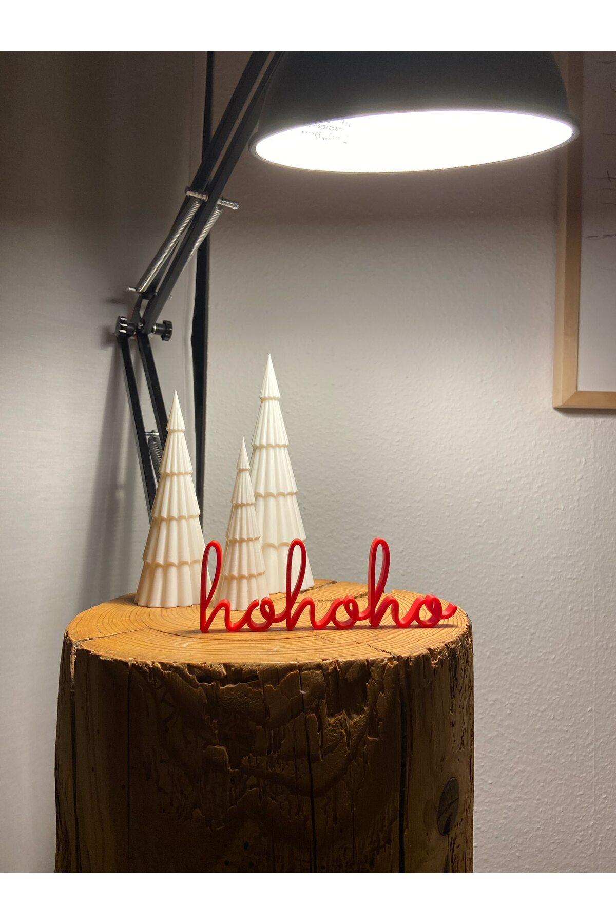 Hohoho Yılbaş Figürü Dekoratif Süs - 15cm - Plastik