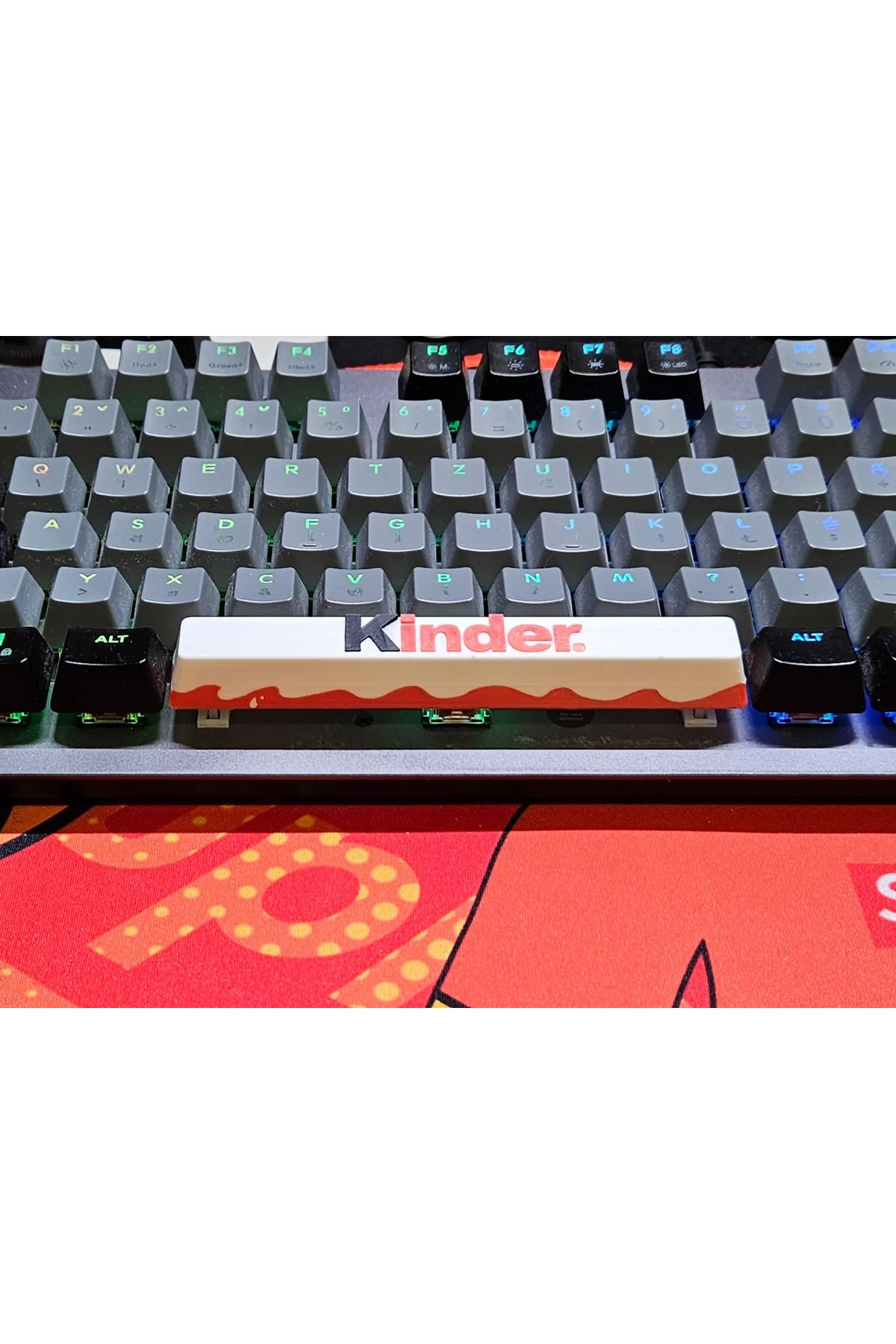 Kinder Space Tuşu Mekanik Klavye Tuşu Artisan Keycaps Gamer Aksesuar