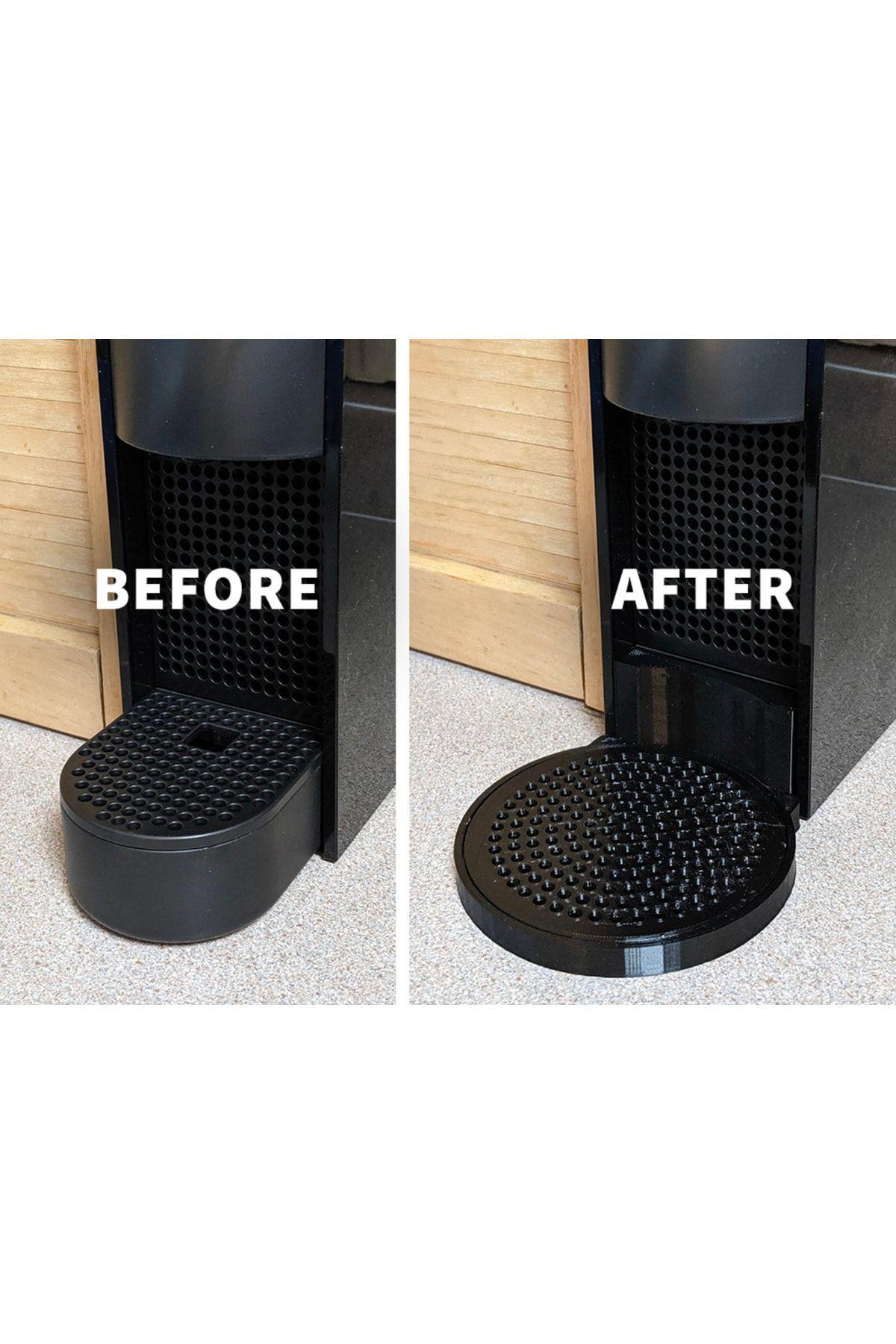 Nespresso Essenza Mini Uyumlu Geniş Büyük Kupa Fincan Altlık Damlalık Tepsi Aparat Stand Kapsül