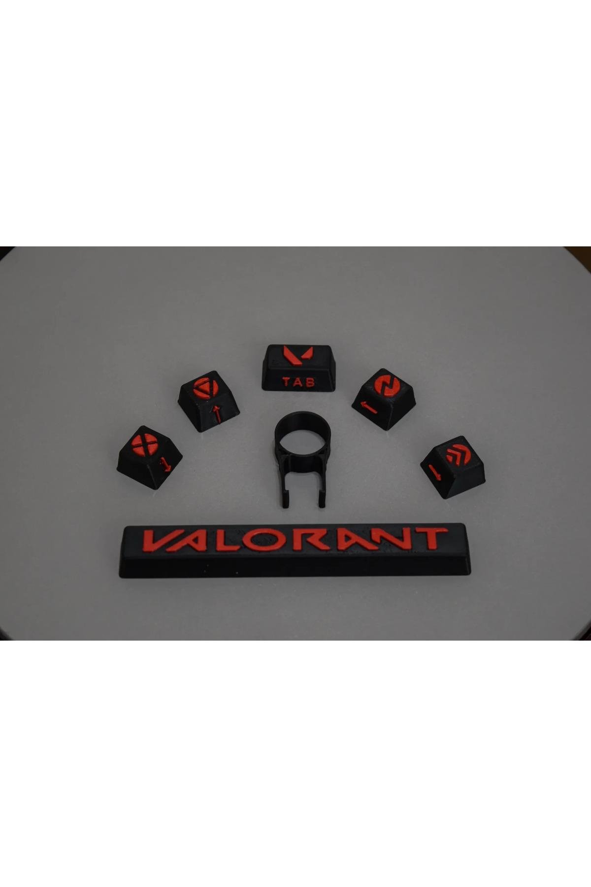Valorant Keycaps Mekanik Klavye Tuşu - 6 Adet
