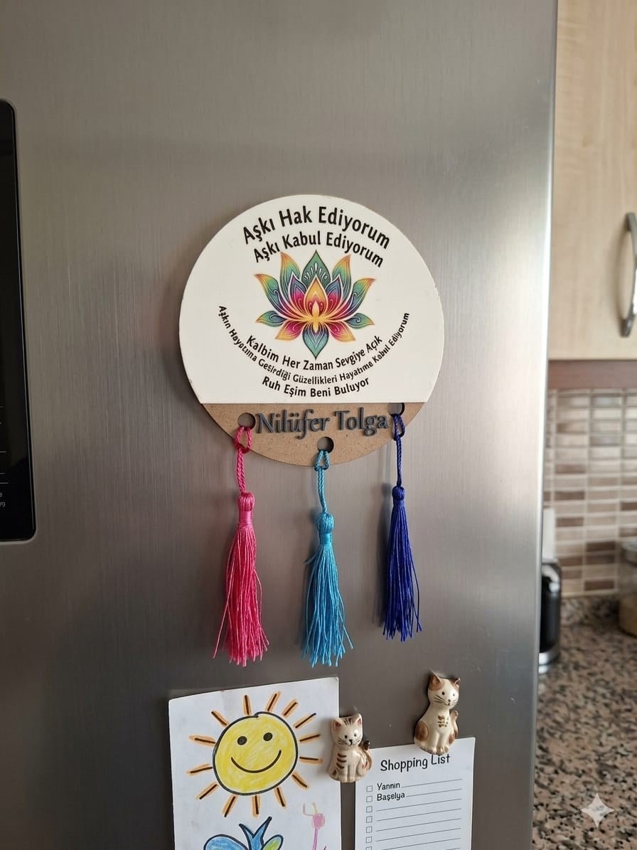 KİŞİYE ÖZE OLUMLAMA MAGNET AŞKI HAK EDİYORUM