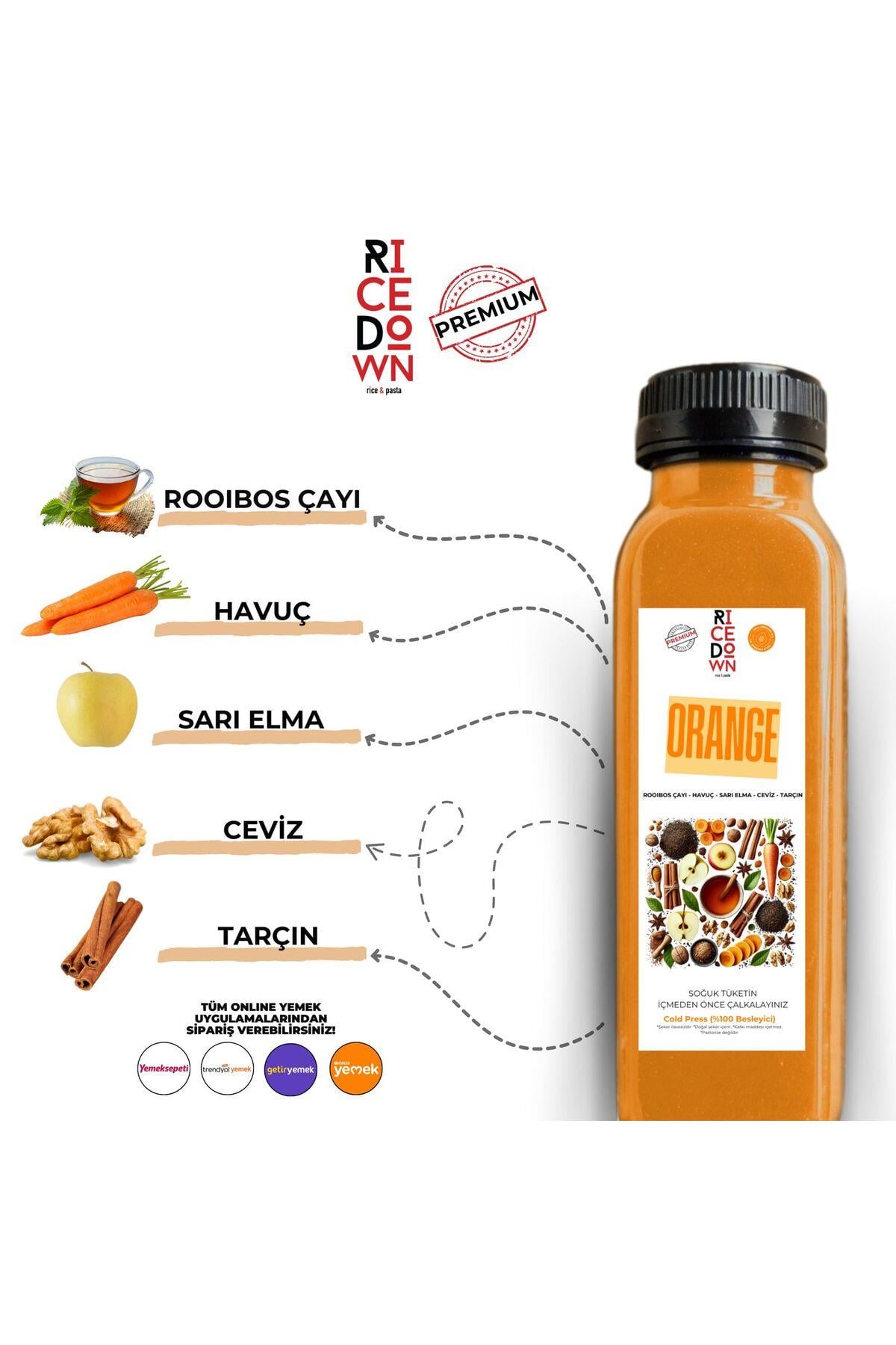 RİCE DOWN ORANGE DETOX 250 ML 5 ADET