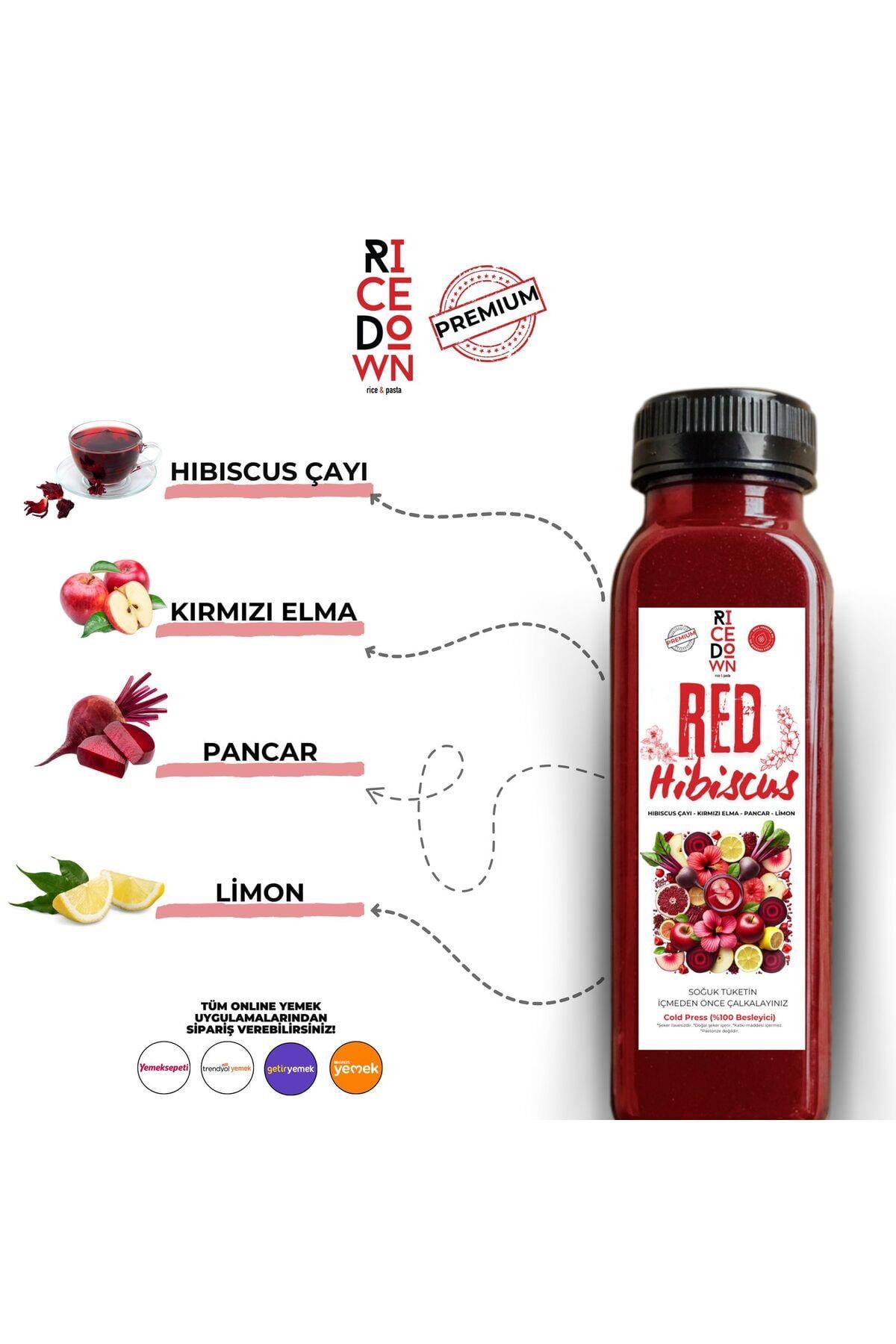 RİCE DOWN RED HIBISCUS DETOX 250 ML 5 ADET