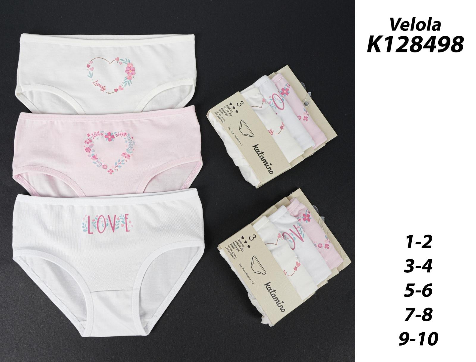 3'lü Kız Slip Set