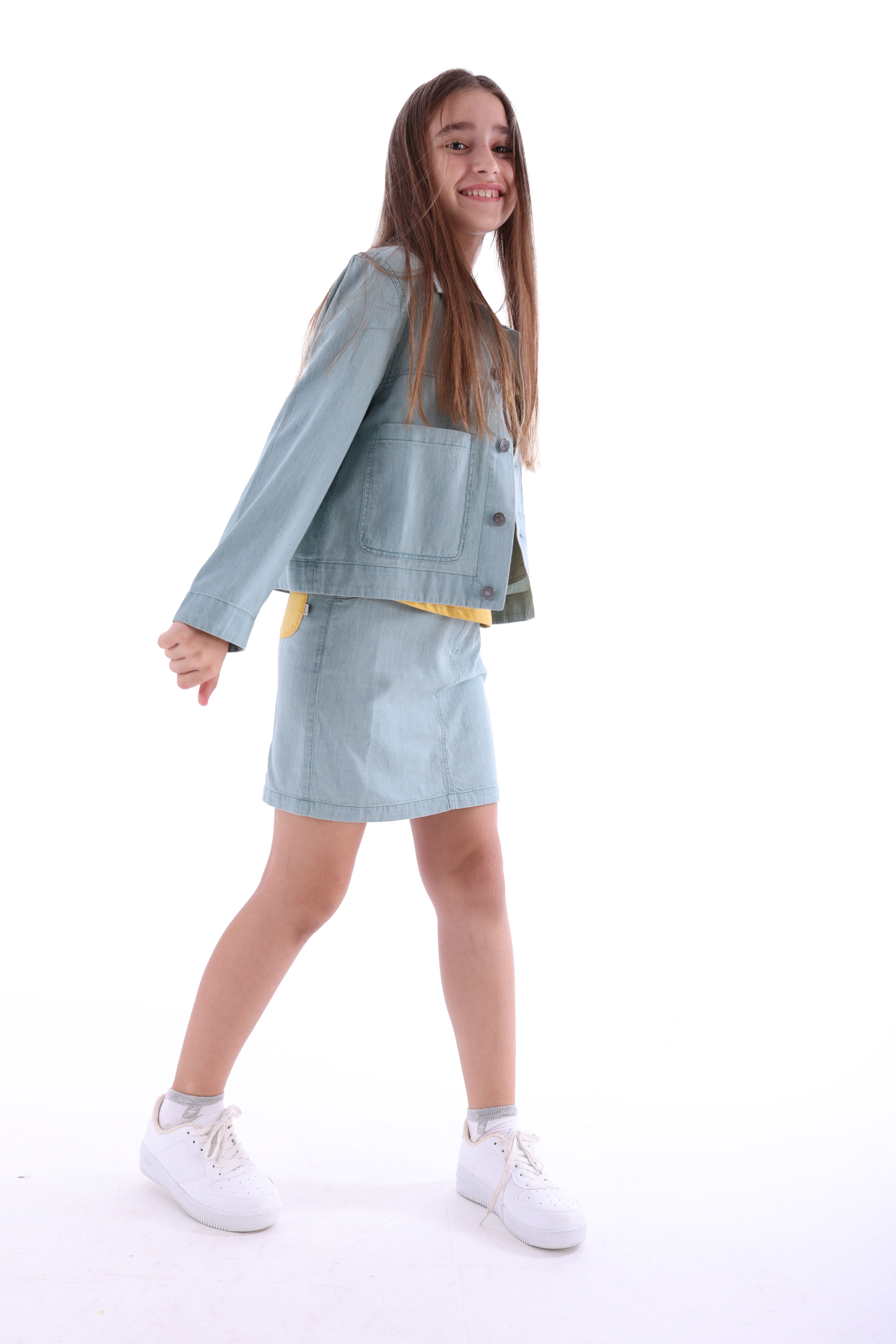 Denim Kız Etek