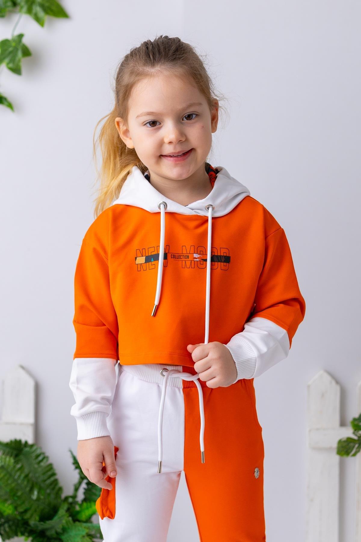 Kız Crop Sweatshirt