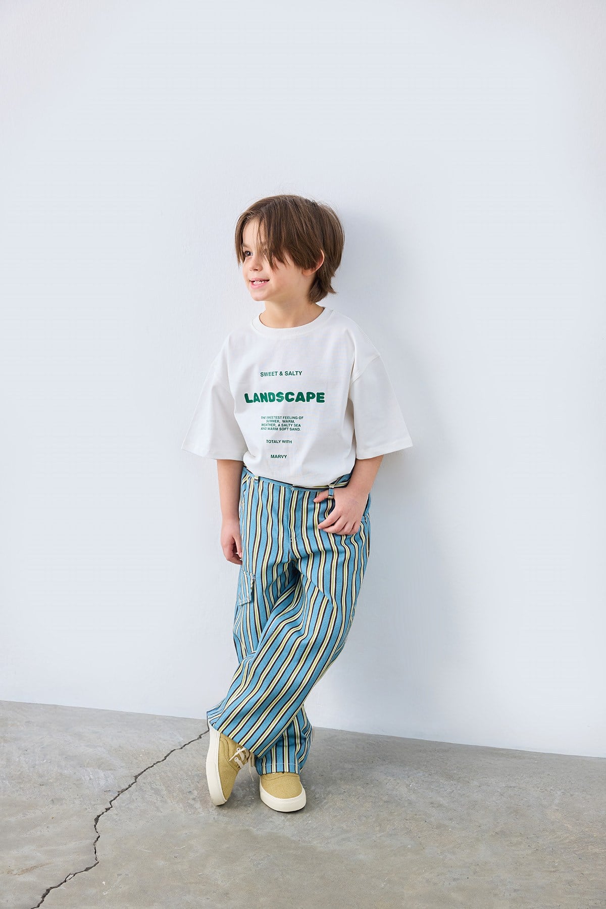 Walker Çizgili Gabardin Pantolon