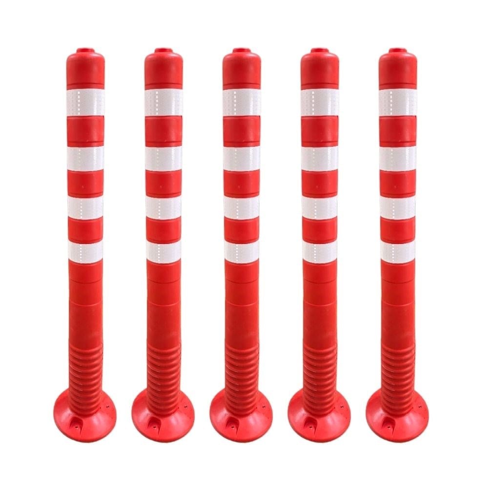 100 cm Ekonomik Turuncu Esnek Delinatör 5'li Set
