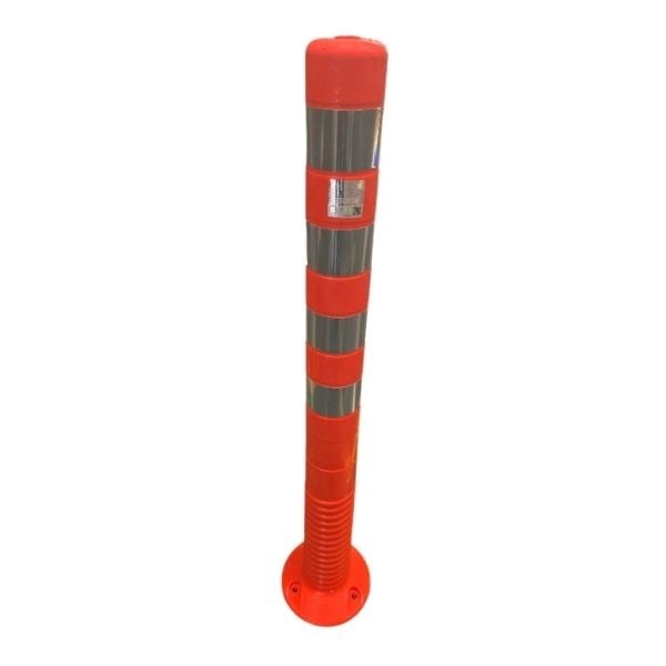 100 cm TPU Esnek Delinatör Duba – Turuncu Şerit Ayırıcı
