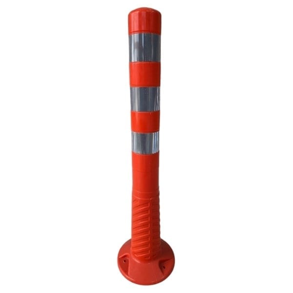 70 cm TPU Esnek Delinatör – Turuncu Şerit Ayırıcı Plastik Duba
