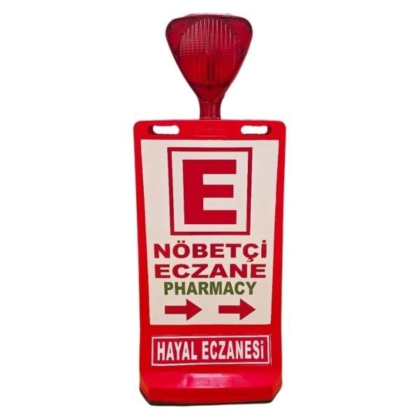 Kırmızı Işıklı Nöbetçi Eczane Yönlendirme Dubası