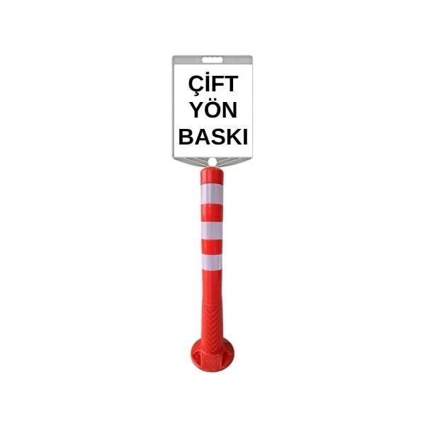 Sadece Elektrikli Araçlar Levhalı Delinatör Seti 75 cm