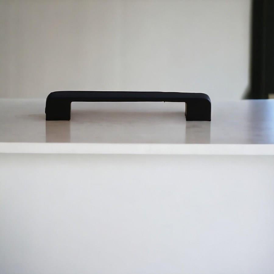 Arel 224 mm Siyah Kulp Mobilya Dolap Çekmece Vestiyer Kulpları-İMZA