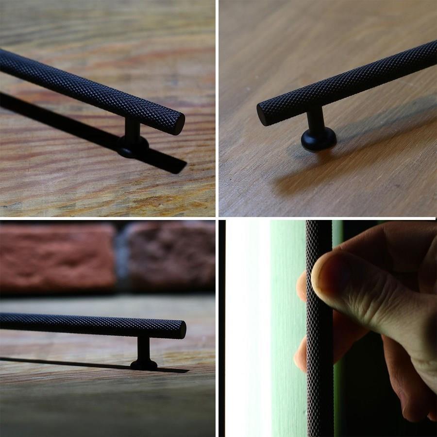 Doruk 160 mm Siyah Kulp Mobilya Dolap Çekmece Vestiyer Kulpları-İMZA