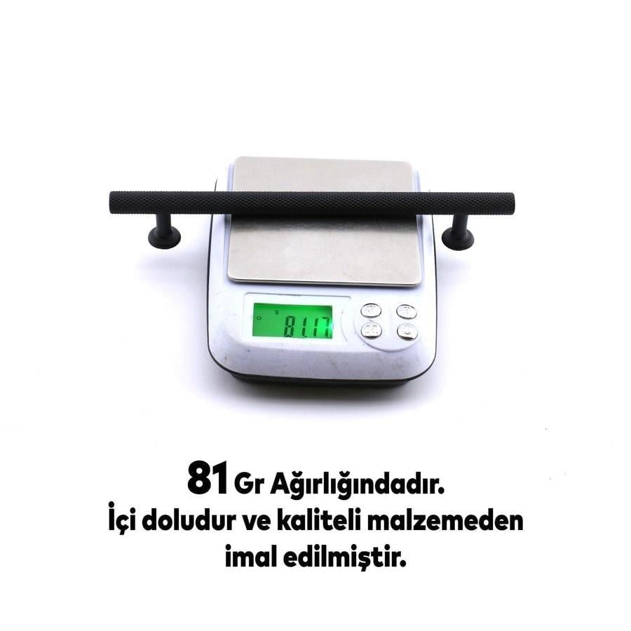 Doruk 160 mm Siyah Kulp Mobilya Dolap Çekmece Vestiyer Kulpları-İMZA