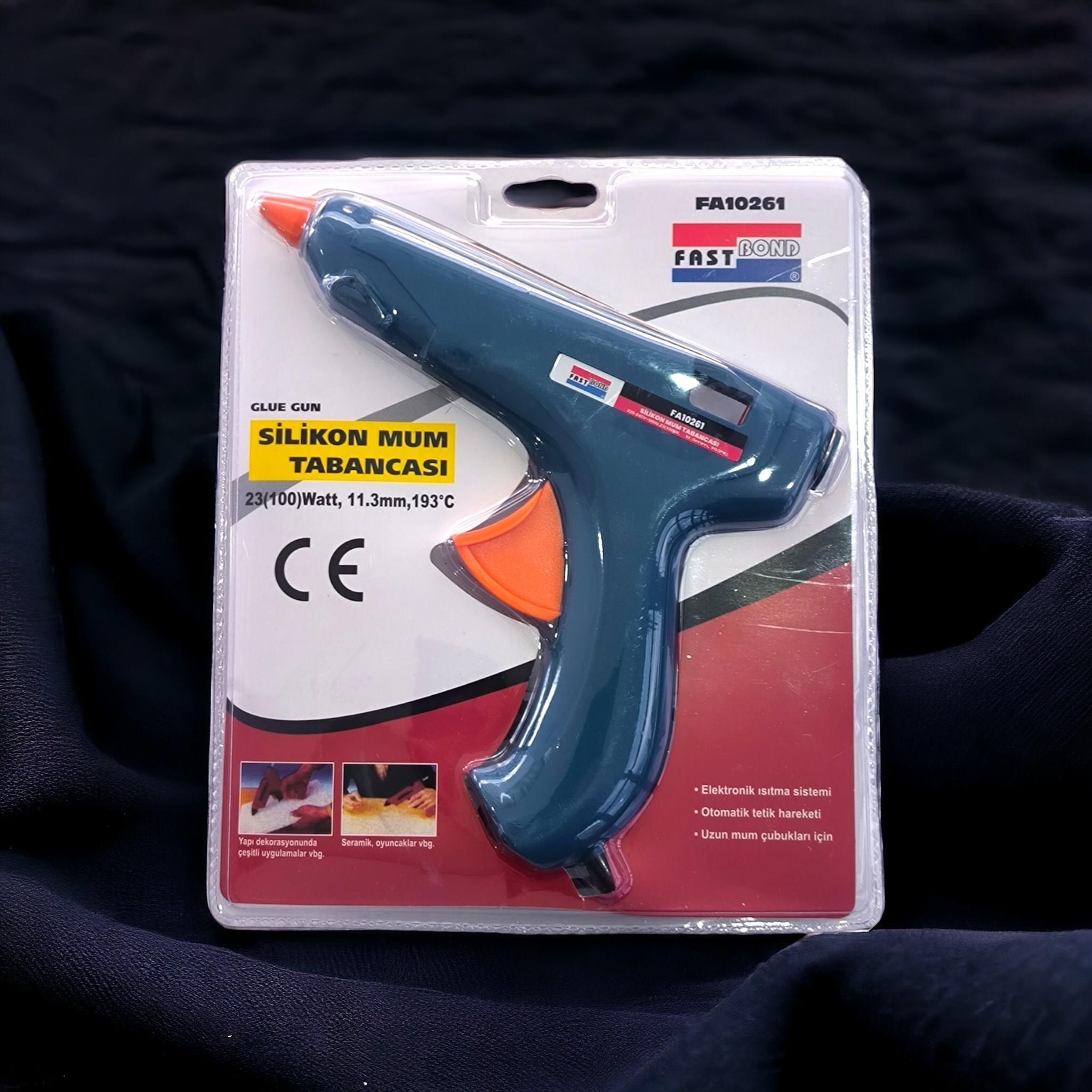 Fastbond FA-10261 Elektrikli Silikon Mum Tabancası 100 W 11.3 mm-FASTBOND