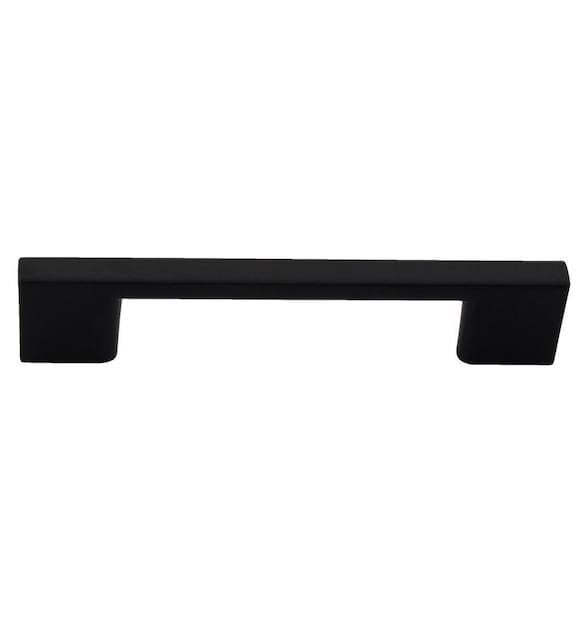 Köprü Siyah 96-128 mm Kulp Mobilya Dolap Çekmece Vestiyer Kulpları-ZİRVE HIRDAVAT