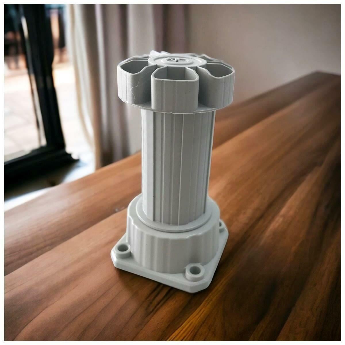Metali Ayarlı Baza Ayağı 15-20 CM Ayarlanabilir Plastik Mutfak Baza Dolap Ayağı 15-20 e Yükselebilir-METALİ