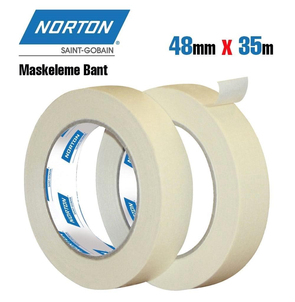 Norton 80°C Oto Maskeleme Bandı 48 mm x 35 Mt | Atlas-Atlas