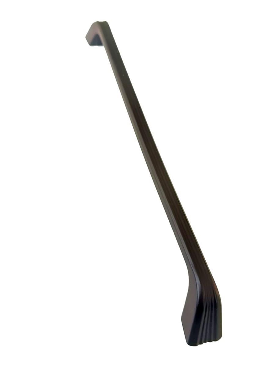 Trend 224 mm Çizgili Siyah Kulp Mobilya Dolap Çekmece Vestiyer Kulpları-ZİRVE HIRDAVAT