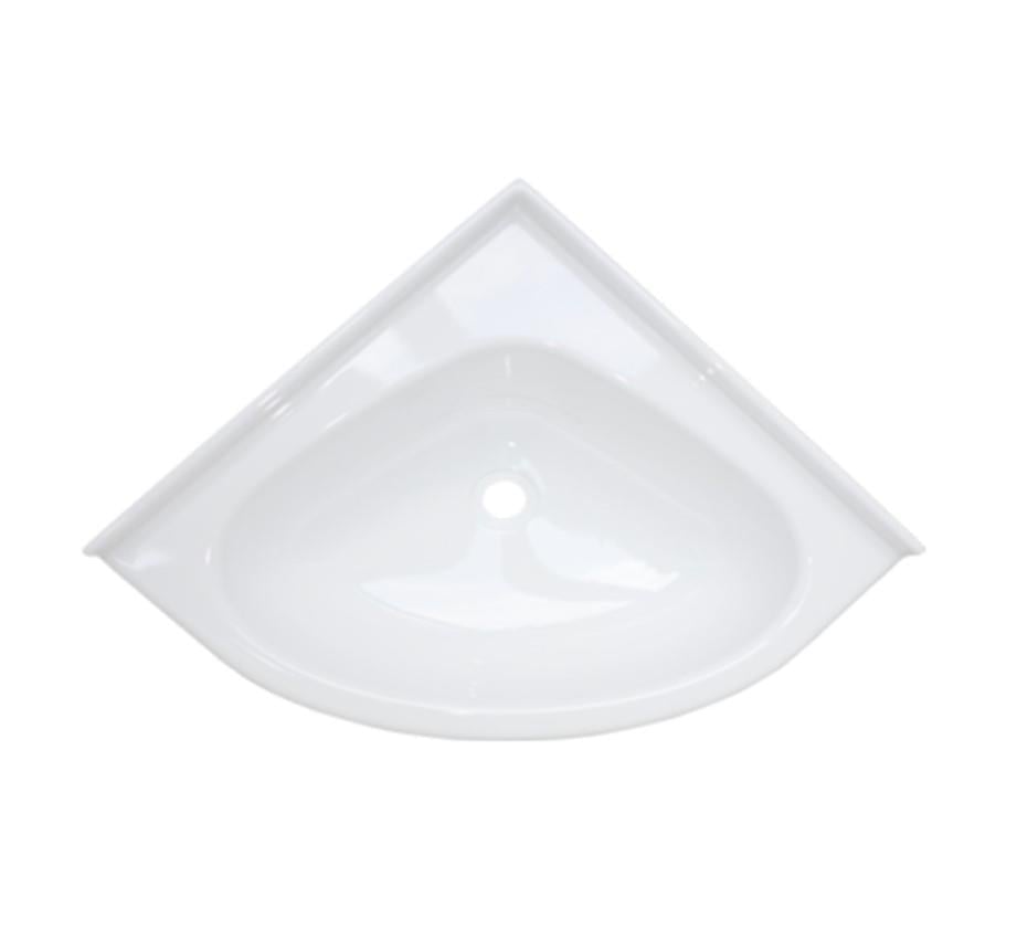 Comet Oval Köşe 420x420 mm Polistiren Lavabo