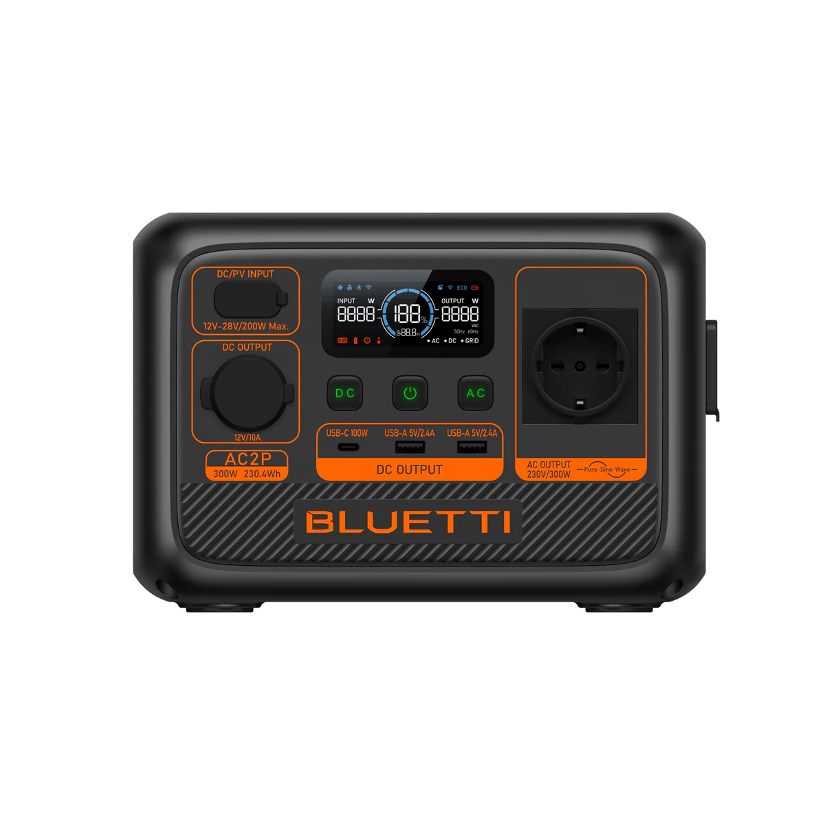 Bluetti AC2P 230.4Wh Kapasiteli Taşınabilir Güç Kaynağı