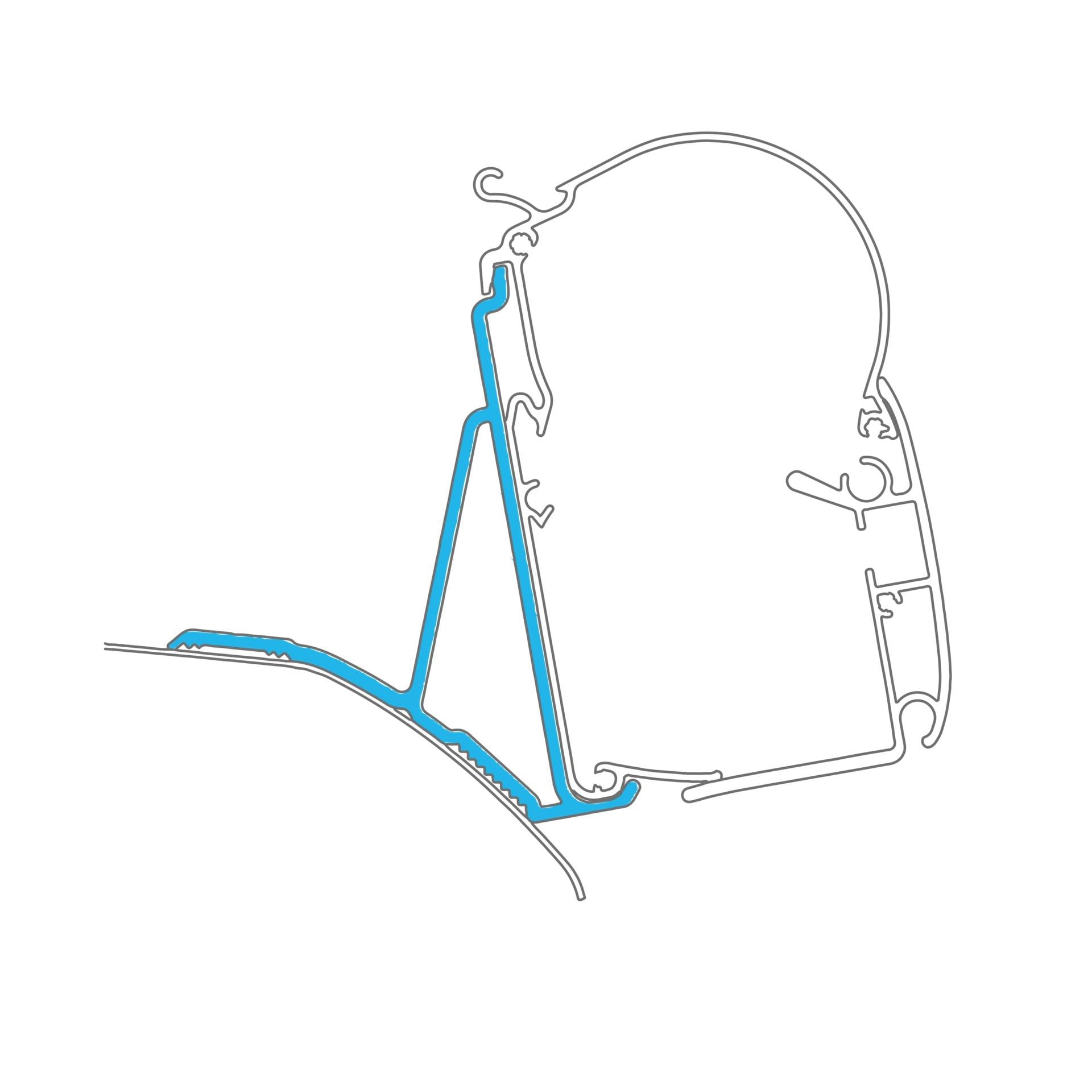 Dometic PerfectWall Adapter 036