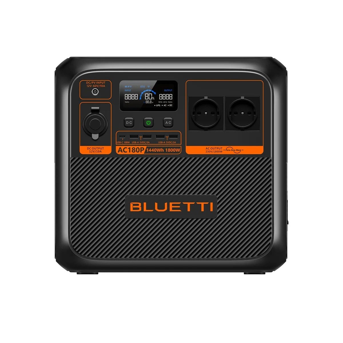  BLUETTI AC180P Taşınabilir Güneş Enerjili Güç İstasyonu | 1800W 1440Wh
