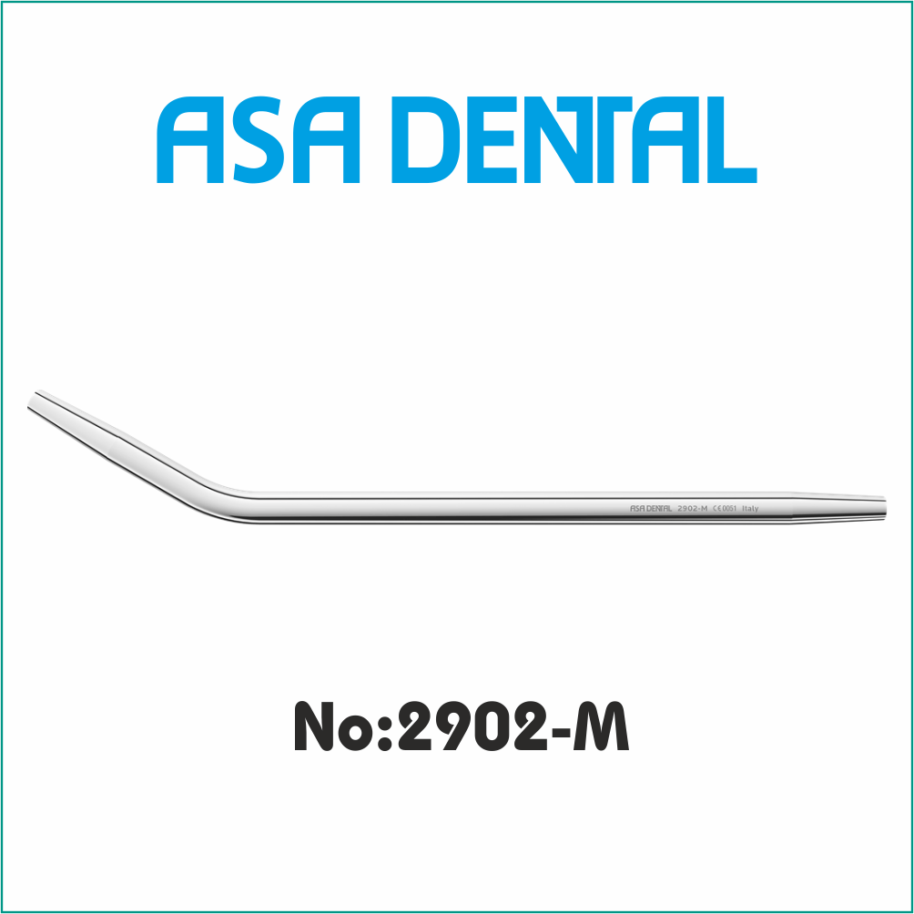 Asa Dental Cerrahi Aspiratör Ucu - Metal No: 2902-M
