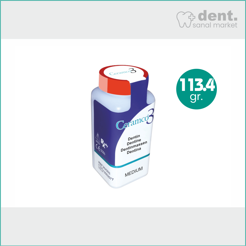 CERAMCO Dentin / 113.4 gr. Porselen Tozu 