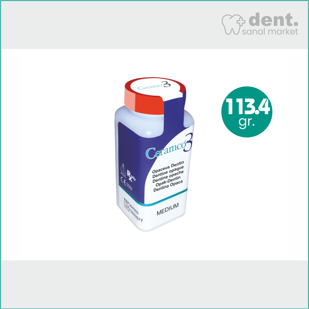 CERAMCO Opak Dentin / 113.4 gr. Porselen Tozu 