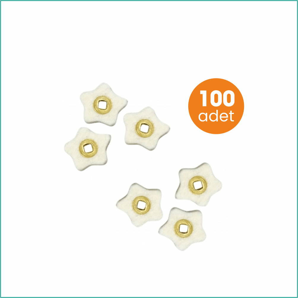 DiaShine Lucida Click Keçe Yıldız / 100 Adet
