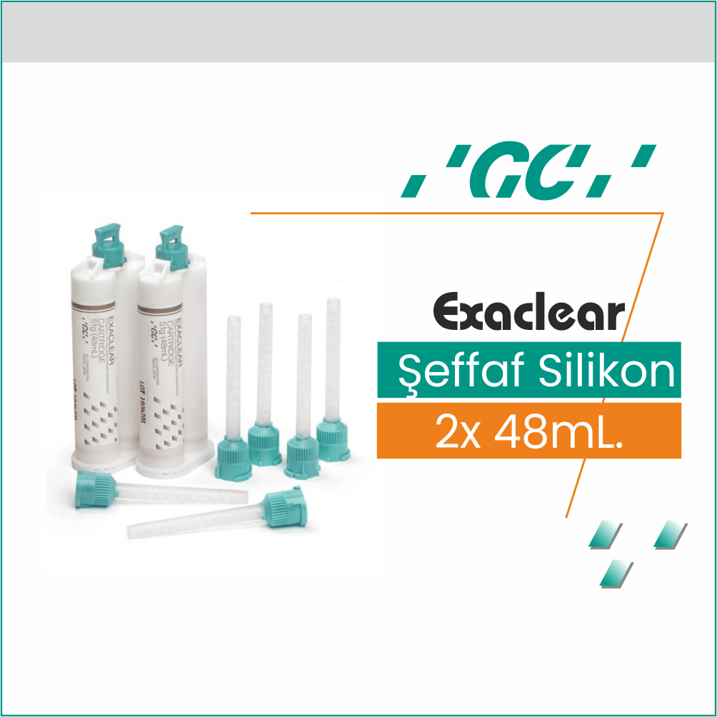 GC DENTAL Exaclear Şeffaf Silikon