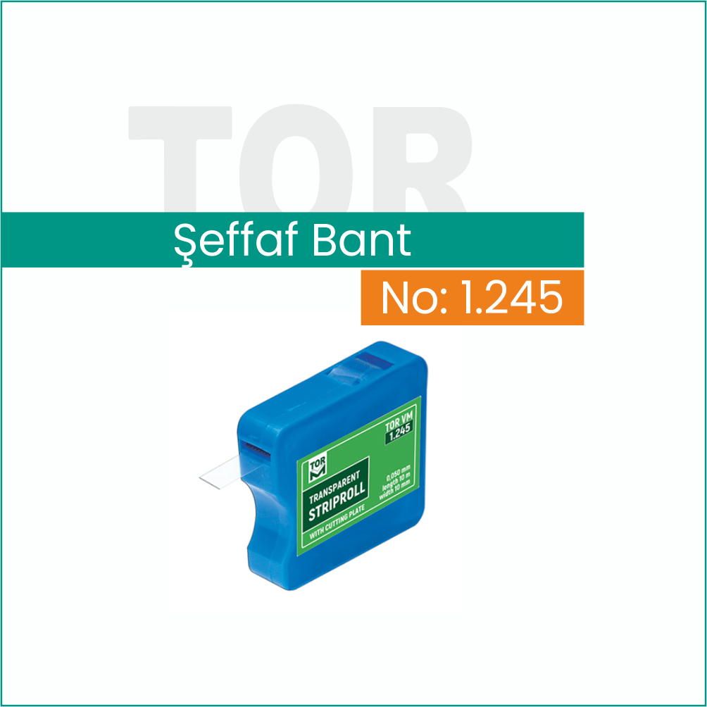 TOR Şeffaf Matriks Bandı / No: 1.245