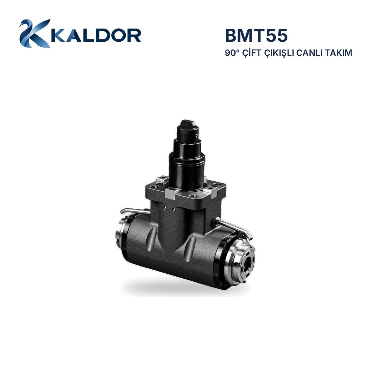 BMT55 90° Çift Çıkışlı Canlı Takım